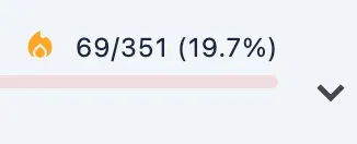 Set tile showing 🔥 indicator next to set name on incomplete high-value collection